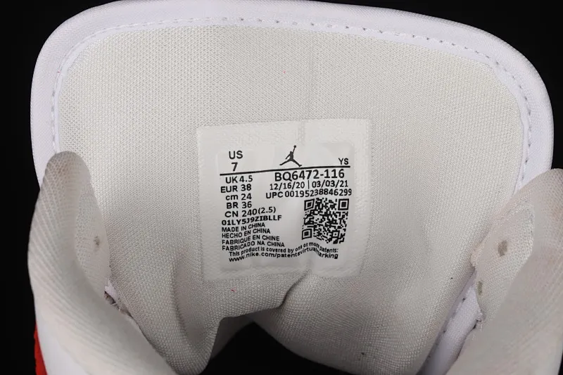All categories Air Jordan Jordan series basketball shoes Air Jordan 1 Mid G version pure original Air Jordan 1 Mid AJ1 Joe 1 Havana red Chinese basketball shoes BQ6472-116
